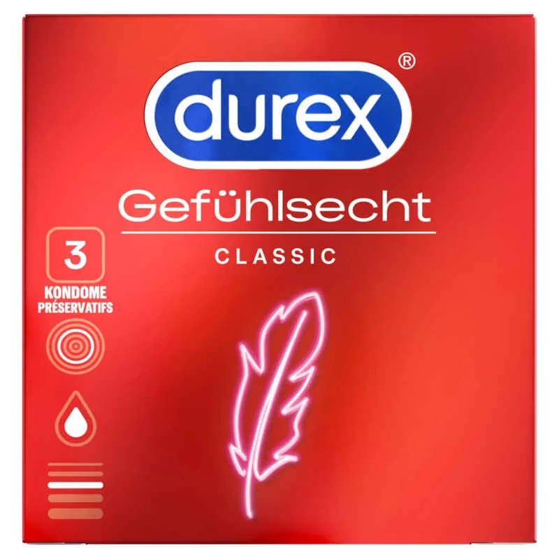 Durex Gefuehlsecht Classic 3st
