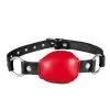 Ballknebel Leder rot