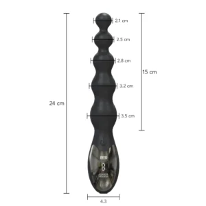 Beaded Anal Power Vibrator