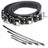 4-teiliges Leder-Bondage-Gurt-Set