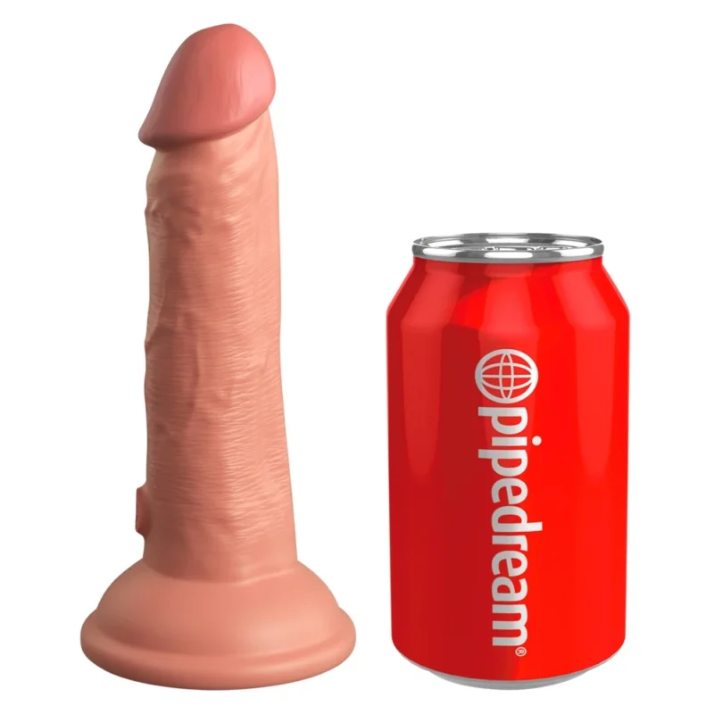 6 Inch Dual Density Silicone Cock